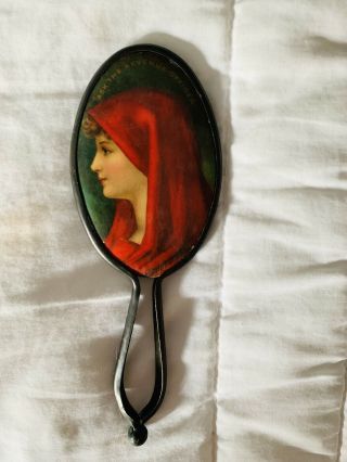 Vintage 1908 Handheld Mirror By Whitehead & Hoag - Extremely Rare