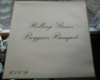 Rolling Stones Beggars Banquet Uk Lp 1968 Mono Unboxed Decca First Press