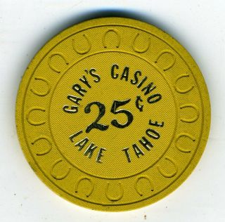 1970s 25 - Cent Chip From Gary 