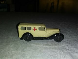 Dinky Toys No 30f Bentley Ambulance - Meccano Ltd Made In England