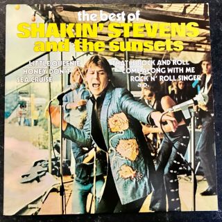 Shakin’ Stevens And The Sunsets Vinyl Lp The Best Of Cbs Holland Cond.