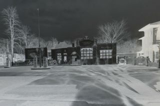 1941 Atlantic Gas Station Negative Madison & Water,  Elmira,  Ny Large