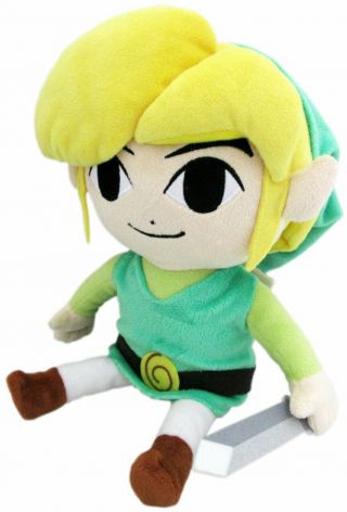 Link Stuffed Plush Doll 8 " Legend Of Zelda Wind Waker Little Buddy Toy