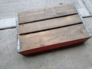 Vintage coca cola wooden crate 3
