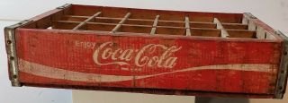Vintage Coca - Cola Wooden Crate With 24 Dividers.  Pre - owned. 3