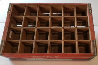 Vintage Coca - Cola Wooden Crate With 24 Dividers.  Pre - owned. 5