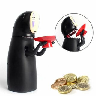 Music Piggy Bank Figure Coin Eating Bank Spirited Away No - Face Man Kaonashi Gift