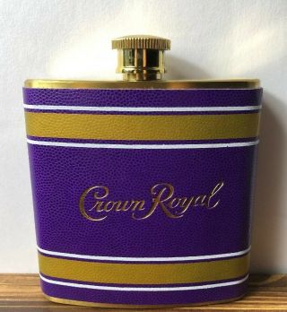 Crown Royal Flask Purple / Gold