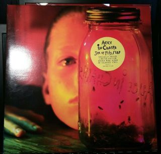 Alice In Chains 1994 Double Lp Jar Of Flies / Sap Colored & Etched Vinyl