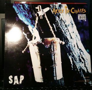 ALICE IN CHAINS 1994 DOUBLE LP JAR OF FLIES / SAP COLORED & ETCHED VINYL 2