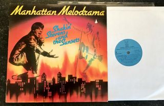 Shakin’ Stevens And The Sunsets Pink Elephant Lp Manhattan Melodrama Signed