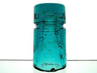 Exceptional - Tall Cd 123 E.  C&m Co S.  F.  Early Western Telegraph Glass Insulator