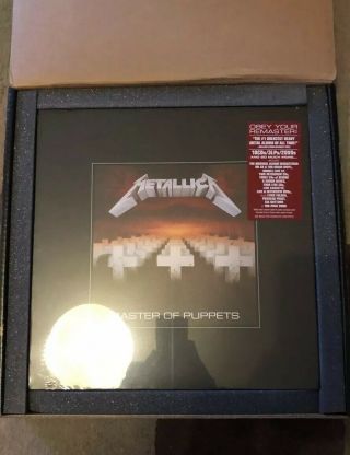 Metallica - Master Of Puppets Box Set,  Deluxe Full Contents Vinyl Metal