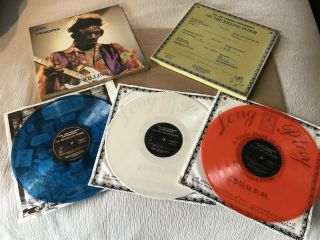 Jimi Hendrix - On The Killing Floor -,  Unplayed 3lp Box Set 1989 Color Vinyl