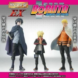 Boruto Set Of 3 Boruto Naruto Sasuke Pvc Figure No Box