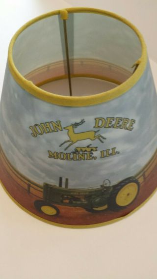 John Deere Lamp Shade size 10x7 in 3