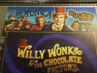 Willy Wonka Pinball BACKGLASS TRANSLIGHT Jersey Jack RARE 2