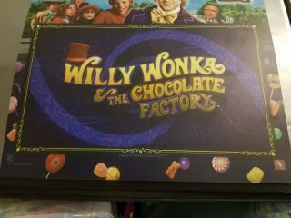 Willy Wonka Pinball BACKGLASS TRANSLIGHT Jersey Jack RARE 3