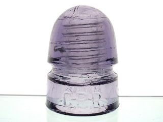 Purple - Cd 143 G.  P.  R.  Standard Canada Beehive Glass Insulator