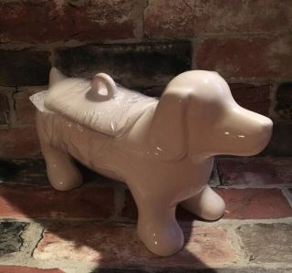 “hazel & Co” Dachshund Wiener Dog Ceramic Cookie Jar