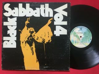 Black Sabbath Vol 4 Lp (1972) Bs 2602 Palm Tree Gatefold W/ Photo Booklet