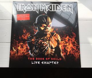 Iron Maiden - The Book Of Souls Rare 2017 3 X Vinyl Lp Ac/dc Metal