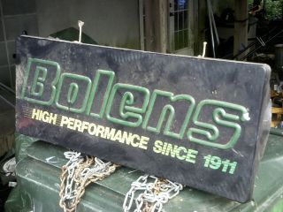 Bolens High Performance since 1911 lighted garden tractor sign 2