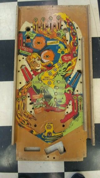 Gottlieb Dragon Pinball Machine Playfield Wall Art