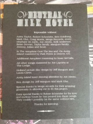 Rare Neutral Milk Hotel Vinyl Box Set Jeff Mangum Aeroplane Avery 7