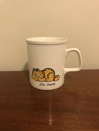 Vintage Garfield Cat Coffee Mug Enesco 1978 I Hate Mondays