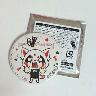 Aggretsuko Aggressive Retsuko Tin Badge Kawaii Cute Anime Manga Sanrio F/s Zjp