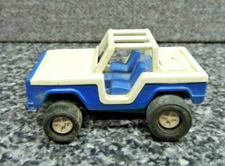 Tonka Mighty Tote Ford Bronco Blue With White Cool Color Combo 1970 