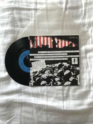 Dead kennedys Holiday in Cambodia 1980 French 7” Vinyl signed By Jello Biafra 2