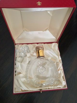 Baccarat Crystal Decanter For Louis Xiii De Remy Martin Cognac Set In Orig.  Box