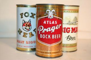 Atlas Prager Bock Beer 12 Oz.  Flat Top - Atlas Brewing Co. ,  Chicago,  Illinois