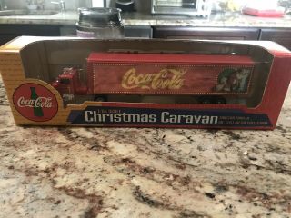 1996 Coca Cola Christmas Caravan Tractor Trailer Truck.