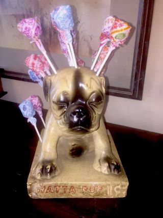 Watta Pop Pug Dog Candy Holder Display