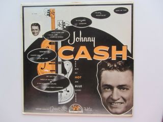 Johnny Cash With His Hot And Blue Guitar Orig 1957 Sun Microgroove Lp 1220