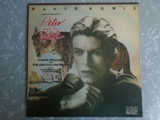 David Bowie Narrates Prokofiev Peter And The Wolf Rare Green Vinyl Nm,  1978