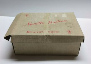 Vintage Shoe Box Nanette Preteens 8.  25 