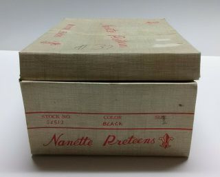 Vintage Shoe Box Nanette Preteens 8.  25 