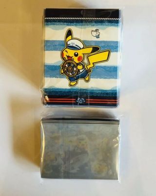Pokemon Center YOKOHAMA Card Deck Case Sleeve shield Set 100 Authentic F/S 2