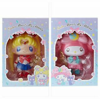 My Melody Sanrio Sailor Moon Collaboration Doll Figure Necklace 2 Set Movic F/s