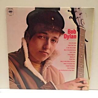 Bob Dylan Debut Lp Album Columbia 8579 Vg,  First Album Reissue