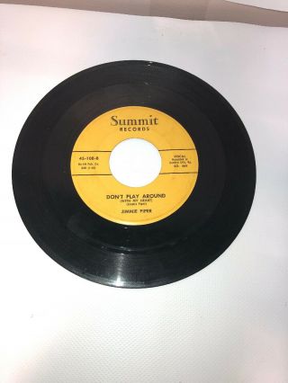 Jimmie Piper 45 7” Record Down By The Moonlight Rockabilly Dont Play Around