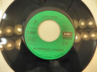 Kate Bush Wuthering Heights 45rpm Record & PS 1977 US Mono/Stereo Promo 4