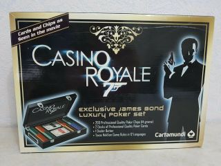 James Bond 007 Casino Royal Cartamundi Poker Set