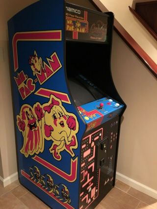 Ms Pacman 1981 Galaga Upright Arcade Machine Retro Home Multicade Game.  48 Games