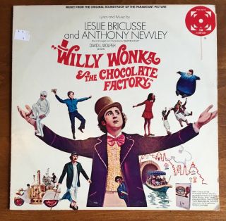 Willy Wonka & The Chocolate Factory - Soundtrack Lp - Paramount Wilder Pas 6012
