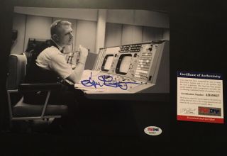 Gene Kranz Signed 8x10 Photo Nasa Apollo Psa Ab58827